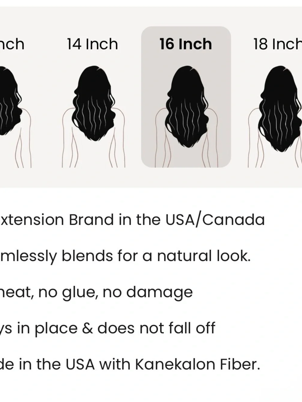 Thathair Halo 16” Coffee Brown Extensions- WAVY